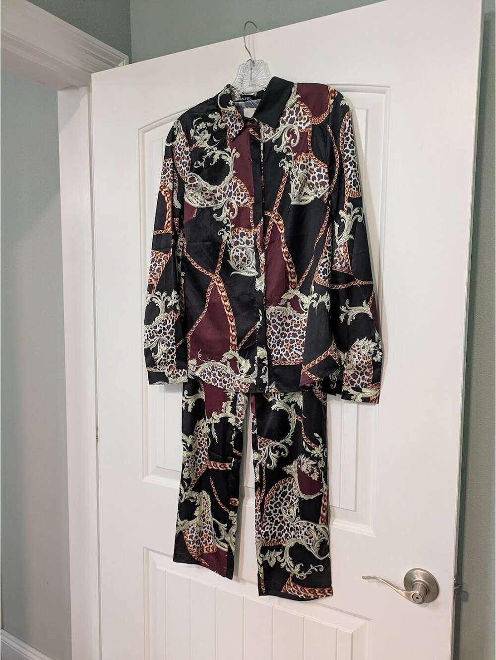 Banjul Poly Shirt & Pants Set — East Asian Inspired, NWT